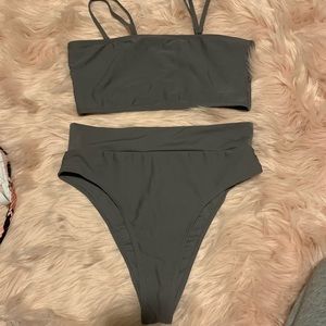 Grey bikini never worn Large